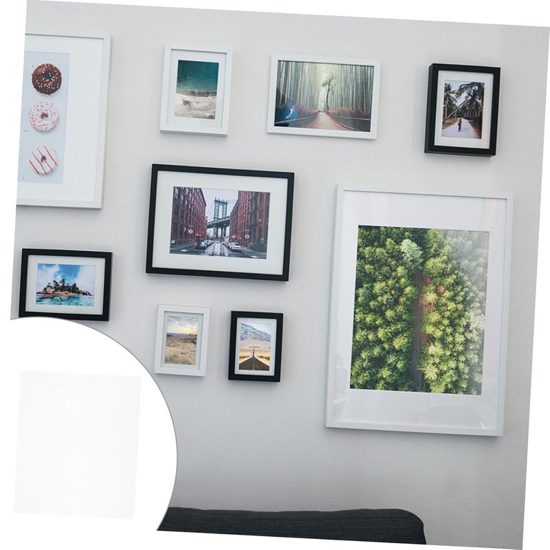 Unomor 5Pcs Clear Acrylic Sheet Panels For DIY Photo Frames Home Decor - Image 2